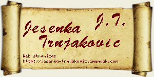 Jesenka Trnjaković vizit kartica